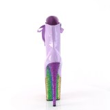 Lavendel glitter 20 cm FLAMINGO-1020HG hjhlede ankelstvler - pole danseskoene