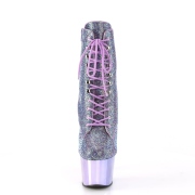 Lavendel strass sten 18 cm ADORE-1020CHRS hjhlede boots plateau