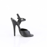 Leatherette 15 cm DOMINA-109 high heeled sandals
