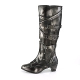 Leatherette 6,5 cm MAIDEN-8820 Women Knee Boots