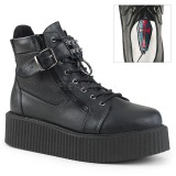 Leatherette V-CREEPER-566 Platform Mens Creepers Ankle Boots
