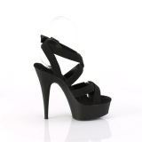 Leatherette platform 15 cm DELIGHT-638 pleaser high heels shoes