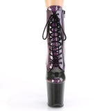 Lilla glitter 20 cm FLAMINGO-1020SHG h�jh�lede ankelst�vler - pole danseskoene