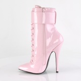 Lyser�d 15 cm DOMINA-1023 stiletto ankelst�vler med h�je h�le