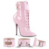Lyser�d 15 cm DOMINA-1023 stiletto ankelst�vler med h�je h�le