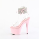 Lyser�d 18 cm ADORE-791-2RS pleaser h�je h�le med strass ankelmanchet