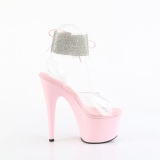 Lyser�d 18 cm ADORE-791-2RS pleaser h�je h�le med strass ankelmanchet