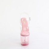 Lyser�d 18 cm LOVESICK-708T Akryl plateau high heels sko