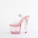 Lyser�d 18 cm LOVESICK-708T Akryl plateau high heels sko