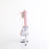 Lyser�d 18 cm PASSION-727RS gennemsigtige plateau h�je h�le med ankelremme