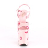 Lyser�d 20 cm FLAMINGO-809KISSES pleaser h�je h�le med plateau