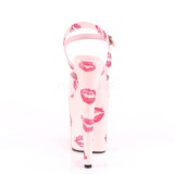 Lyser�d 20 cm FLAMINGO-809KISSES pleaser h�je h�le med plateau