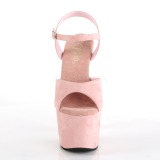 Lyserød Kunstlæder 18 cm ADORE-709FS højhælede sandaler til kvinder