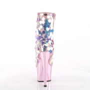 Lyser�d Pailletter 18 cm ADORE-1031SSQ pleaser ankelst�vler med plateau