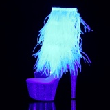 Neon 18 cm ADORE-1017MFF poledance ankelst�vler med frynser