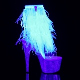 Neon 18 cm ADORE-1017MFF poledance ankelst�vler med frynser