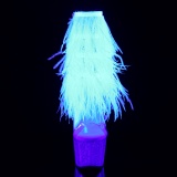Neon 18 cm ADORE-1017MFF poledance ankelst�vler med frynser
