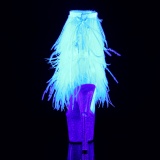 Neon 18 cm ADORE-1017MFF poledance ankelst�vler med frynser