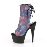 Neon 18 cm ADORE-1018REFL h�jh�lede ankelst�vler - pole danseskoene