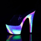 Neon 18 cm ADORE-701GXY h�jh�lede mules - pole dance mules