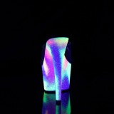 Neon 18 cm ADORE-701GXY h�jh�lede mules - pole dance mules