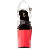 Neon Pink 20 cm Pleaser FLAMINGO-808UV H�je H�le Plateau