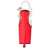 Neon Pink 20 cm Pleaser FLAMINGO-808UV H�je H�le Plateau
