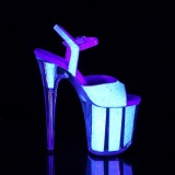 Neon glimmer 20 cm FLAMINGO-810UVG poledance sko