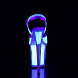 Neon glimmer 20 cm FLAMINGO-810UVG poledance sko