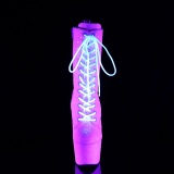 Neon glitter 18 cm ADORE-1040IG kvinder hjhlede boots plateau