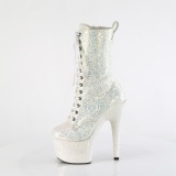 Opal glitter 18 cm ADORE-1040IG kvinder hjhlede boots plateau