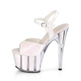 Opal glitter plateau 18 cm ADORE-710G h�jh�lede sandaletter til poledance