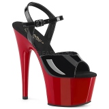 Patent 18 cm ADORE-709 Red Platform High Heels Shoes