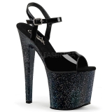 Patent 19 cm Pleaser TABOO-709MG glitter high heels shoes