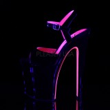 Patent 20 cm XTREME-809TT High Heeled Sandal Neon Platform