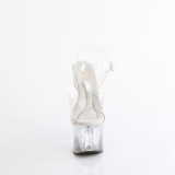 Perspex plateau 18 cm TREASURE-708EST pleaser h�je h�le transparent