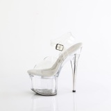 Perspex plateau 18 cm TREASURE-708EST pleaser h�je h�le transparent