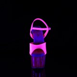 Pink 18 cm ADORE-709UVT Neon Plateau H�jh�lede Sandaler Sko