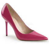 Pink Lak 10 cm CLASSIQUE-20 spidse pumps med stiletter hæle
