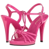 Pink Lak 12 cm FLAIR-420 hjhlet sko til kvinder