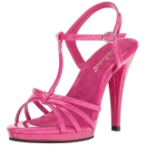 Pink Lakeret 12 cm FLAIR-420 højhælet sko til kvinder