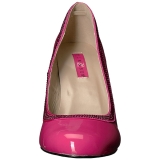 Pink Laklæder 10 cm QUEEN-04 store størrelser pumps sko