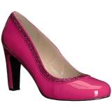 Pink Patent 10 cm QUEEN-04 big size pumps shoes