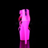 Pink neon 18 cm Pleaser ADORE-769UV poledance sko