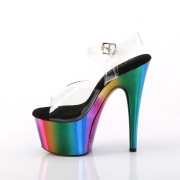 Plateau regnbue 18 cm ADORE-708RC poledance sko