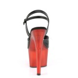 Red Leatherette 18 cm ADORE-709T platform pleaser sandals