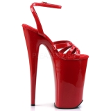 Red Shiny 25,5 cm Pleaser BEYOND-012 High Heels Platform