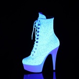 Reflective 15 cm DELIGHT-1020LG Platform High Heels Shoes