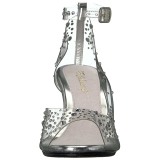 Rhinestones 8 cm BELLE-330RS high heeled sandals