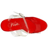 R�d 20 cm FLAMINGO-808G H�je H�le Glitter Plateau